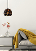 Lampa wisząca Lucide MALUNGA 21415/25/30 czarny/złoty