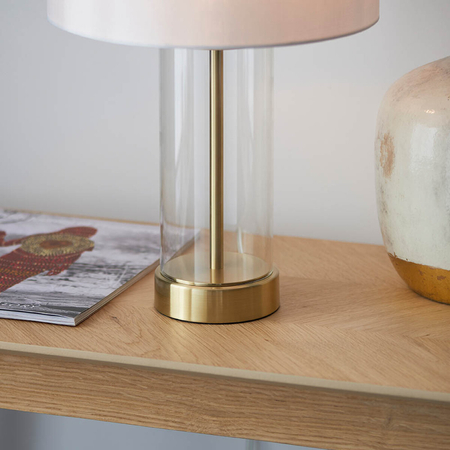 Lampa stołowa Endon Lighting Lessina 98810 mosiądz