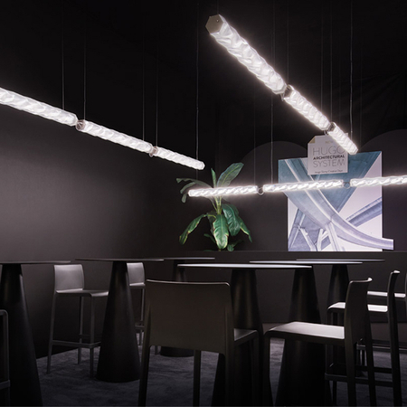 Lampa wisząca Slamp HUGO ARCHITECTURAL SYSTEM 2 - PRISMA HUGSSS2PRS01TAR000EU przezroczysty