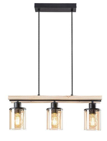Lampa wisząca Rabalux Niylah 72083 czarny