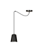 Lampa wisząca LINK 1 BLACK / WHITE Emibig 454/1 biały/czarny