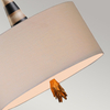 Lampa wisząca Elstead Lighting Flambeau czarny/beżowy FB-FLAMBEAU-P