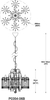 Żyrandol Zuma Line P0354-06B-F4QL Lucas