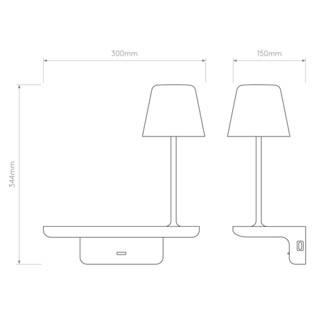 Kinkiet Astro Ito 1446001 Matowy Biały