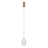 Lampa wisząca Italux Alani PND-34375-1-HBR Złoty