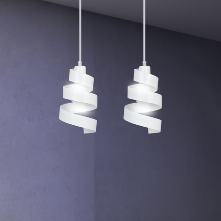 Lampa wisząca SAGA 2 WHITE Emibig 351/2 biały