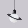 Sollux Lighting Lampa wisząca HYPERION 1 czarny SL.1358
