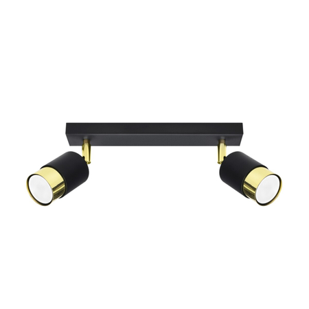 Sollux Lighting Plafon NERO 22,5 czarny/chrom SL.1409