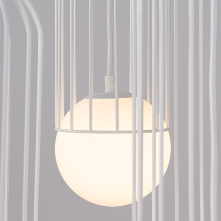 Sollux Lighting Lampa wisząca BRINA 3P biała SL.1335