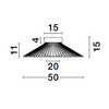 Lampa sufitowa Luces Exclusivas LE44250 czarny
