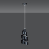 Lampa wisząca SAGA 1 BLACK Emibig 352/1 czarny