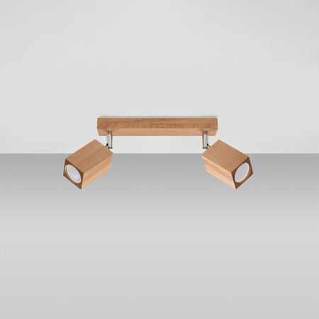 Sollux Lighting Plafon KEKE 3 dąb SL.1037