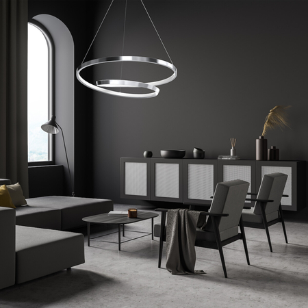 Milagro Lampa wisząca LUCERO CHROME 48W LED ML7949 CHROM