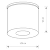 Lampa HEXA graphite 9565 Nowodvorski Lighting