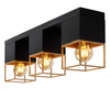 Lampa sufitowa Lucide RIXT 21120/03/30 czarny/złoty