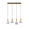 Lampa wisząca Luces Exclusivas SARDUNO LE45140 złoty i odcienie złota, szary i odcienie szarości