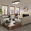 Sollux Lighting Plafon ARENA 25 szary SL.0128