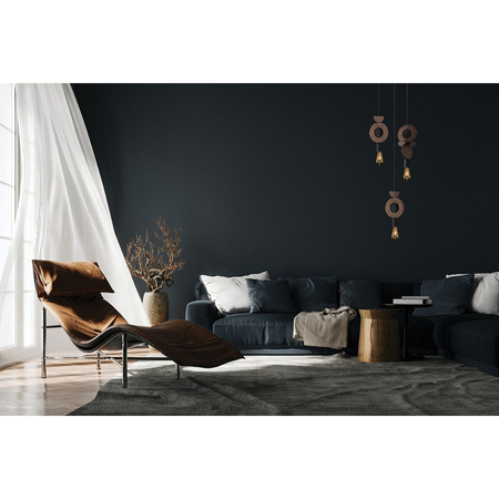 Lampa wisząca Nowodvorski DROPS WOOD D 11176 Ciemne drewno Czarny