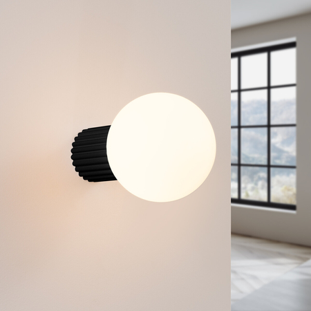 Sollux Lighting Kinkiet HALO czarny IP44 SL.1712