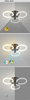 Lampa sufitowa Rabalux Sotiris 71006 czarny matowy