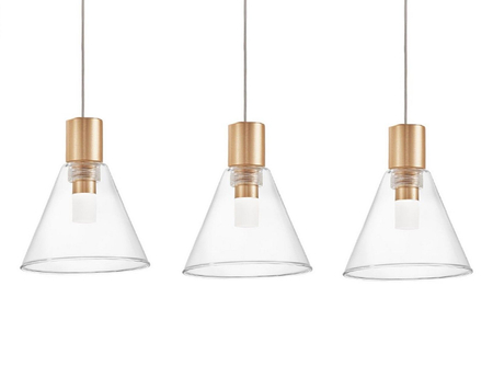 Lampa wisząca Luces Exclusivas FRIAS LE41631 złoty
