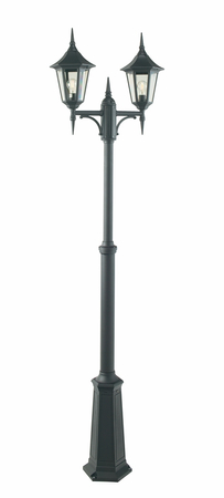 MODENA 302 BLACK E27 LED 2X9W DOUBLE