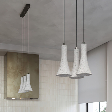 Sollux Lighting Lampa wisząca REA 2 beton SL.1224