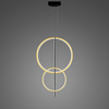Lampa wisząca Linea No.5 60/40cm złoto-czarna 3k