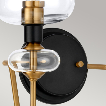 Kinkiet Elstead Lighting Armand czarny/mosiądz DL-ARMAND2-AB