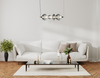 Lampa wisząca Italux Sonte PND-24352-36W-BK-SG Czarny mat