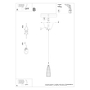 Sollux Lighting Lampa wisząca SUBA 3P czarna SL.1166