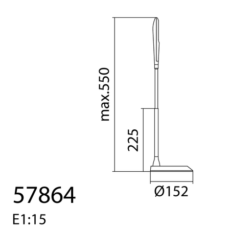 Lampa stołowa MAGI 5W 4000K 500lm czarny, włącznik dotykowy, ściemnianie, ładowarka indukcyjna