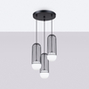 Sollux Lighting Lampa wisząca BRINA 3P czarna SL.1336