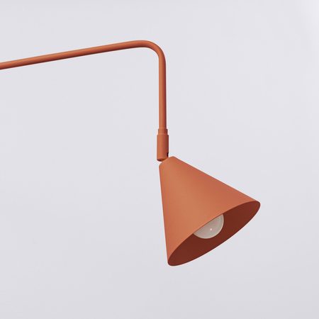 Sollux Lighting Kinkiet NOX ochra czerwona SL.1701