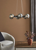 Lampa wisząca Markslöjd CIRCLE 108051 czarny/dymiony