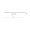 Milagro Kinkiet Shine 60cm 12W LED Biały ML5571 BIAŁY