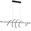 Milagro LAMPA WISZĄCA TWIST BLACK 90W LED ML8608 CZARNA