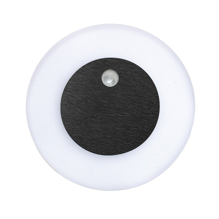 Eko-Light Oprawa schodowa OTI BLACK Barwa Ciepła 3000K 12V z czujnikiem ruchu EKS6900 CZARNY / BIAŁY