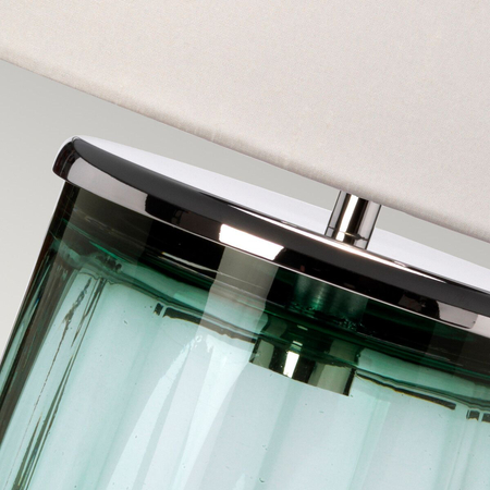 Lampa stołowa Reno - 1 źródło światła - Polerowany nikiel Quintiesse QN-RENO-GREEN-PN