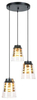Lampa wisząca Rabalux Zenaida 3545 czarny matowy
