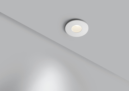 Lampa podtynkowa łazienkowa DARBY biały GU10 ø86mm IP65