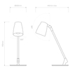 Lampa stołowa Astro Atelier Desk 1224061 Matowy Czarny