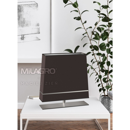 Milagro Lampa Stojąca VOLANS 1xE27 MZ5024 Szarość / Chrom / Srebro