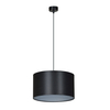 Lampa wisząca ROTO 1 BL BLACK/SILVER Emibig 185/1 czarny/srebrny