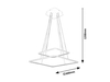 Lampa wisząca Rabalux Donatella 2546 biały