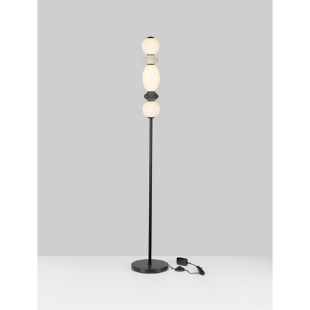 Lampa podłogowa Luces Exclusivas MONRETA LE45237 szary i odcienie szarości