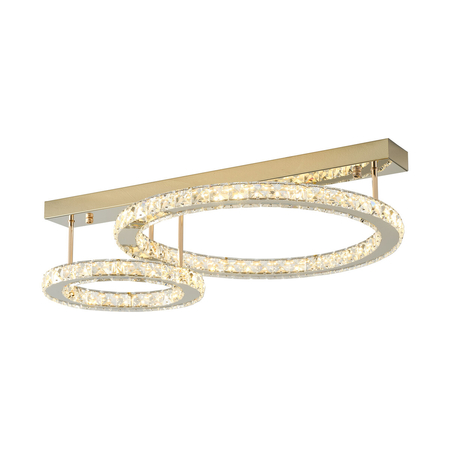 Lampa sufitowa Zuma Line MX3713-2-3GT GIRONA LAMPA SUFITOWA ZŁOTA/GOLD