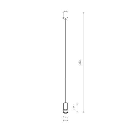 Lampa wisząca CYLINDER S Nowodvorski 7870 przezroczysty