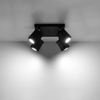 Sollux Lighting Plafon MERIDA 4 szary SL.0458