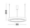 Lampa wisząca Luces Exclusivas MILPA - biały mat LE43286